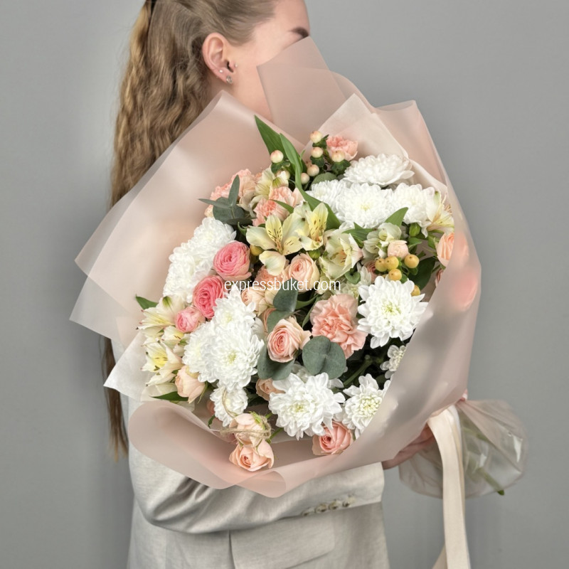 Персиковый букет